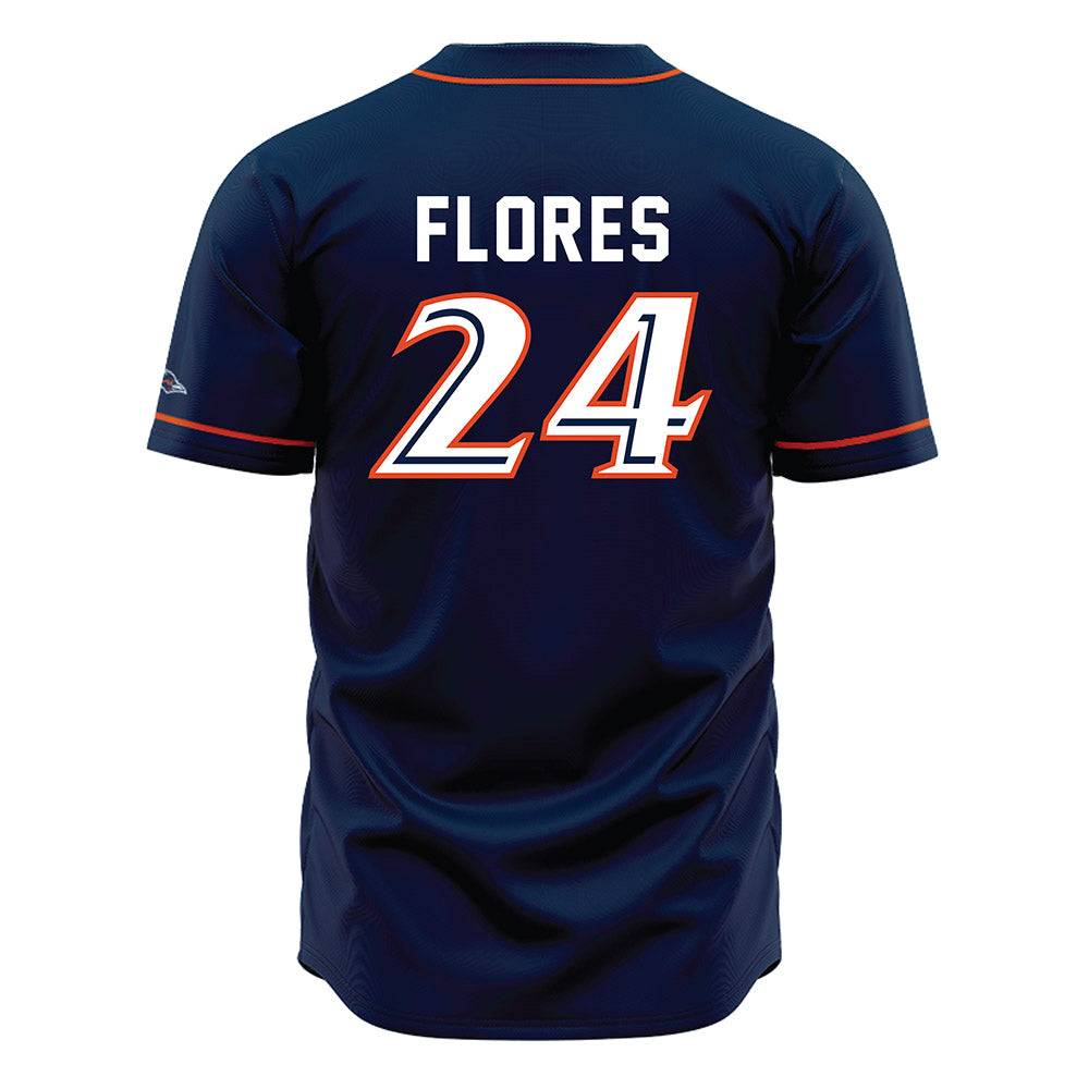 UTSA - NCAA Baseball : Ryan Flores - Navy Jersey-1
