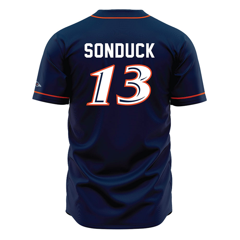 UTSA - NCAA Baseball : Kyle Sonduck - Navy Jersey-1