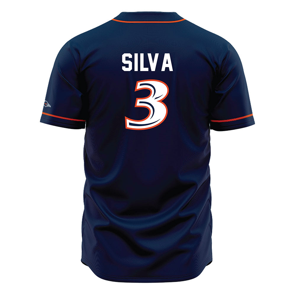 UTSA - NCAA Baseball : Jacob Silva - Navy Jersey-1