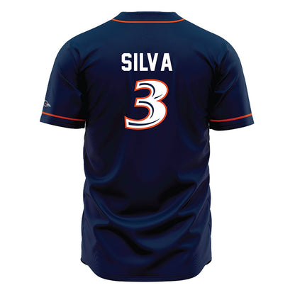 UTSA - NCAA Baseball : Jacob Silva - Navy Jersey-1