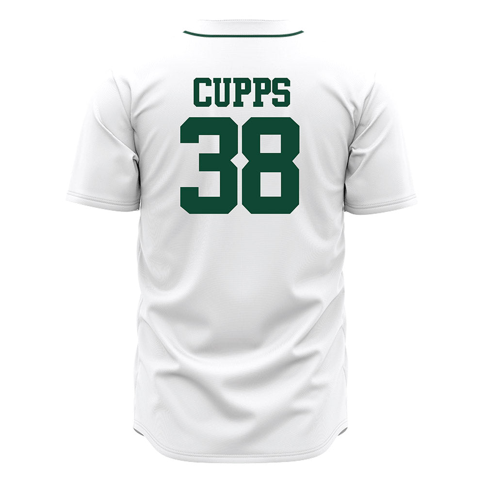 Ohio - NCAA Baseball : Wesley Cupps - White Jersey-1