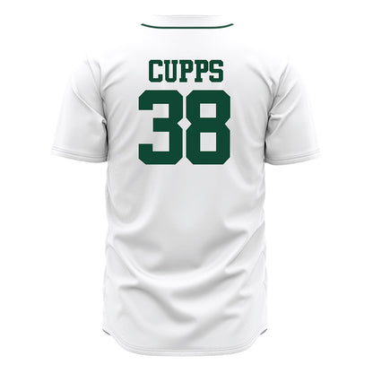 Ohio - NCAA Baseball : Wesley Cupps - White Jersey-1