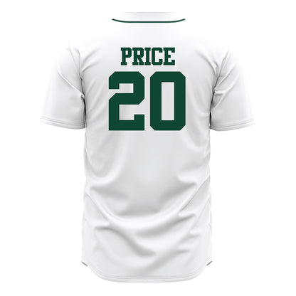 Ohio - NCAA Baseball : Landon Price - White Jersey-1