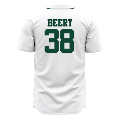 Ohio - NCAA Baseball : Adam Beery - White Baseball Jersey