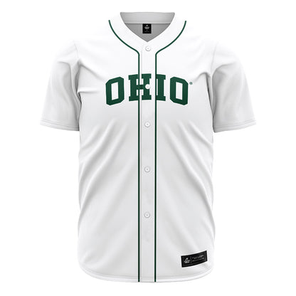 Ohio - NCAA Baseball : Adam Beery - White Baseball Jersey