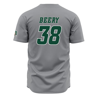 Ohio - NCAA Baseball : Adam Beery - Grey Baseball Jersey