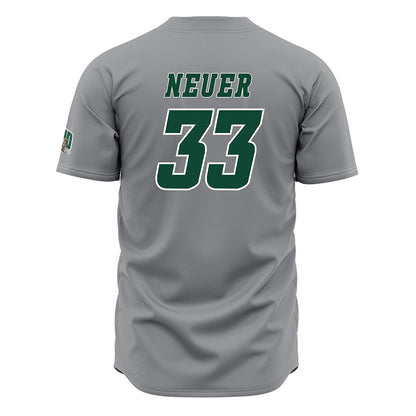 Ohio - NCAA Baseball : Trenton Neuer - Grey Baseball Jersey