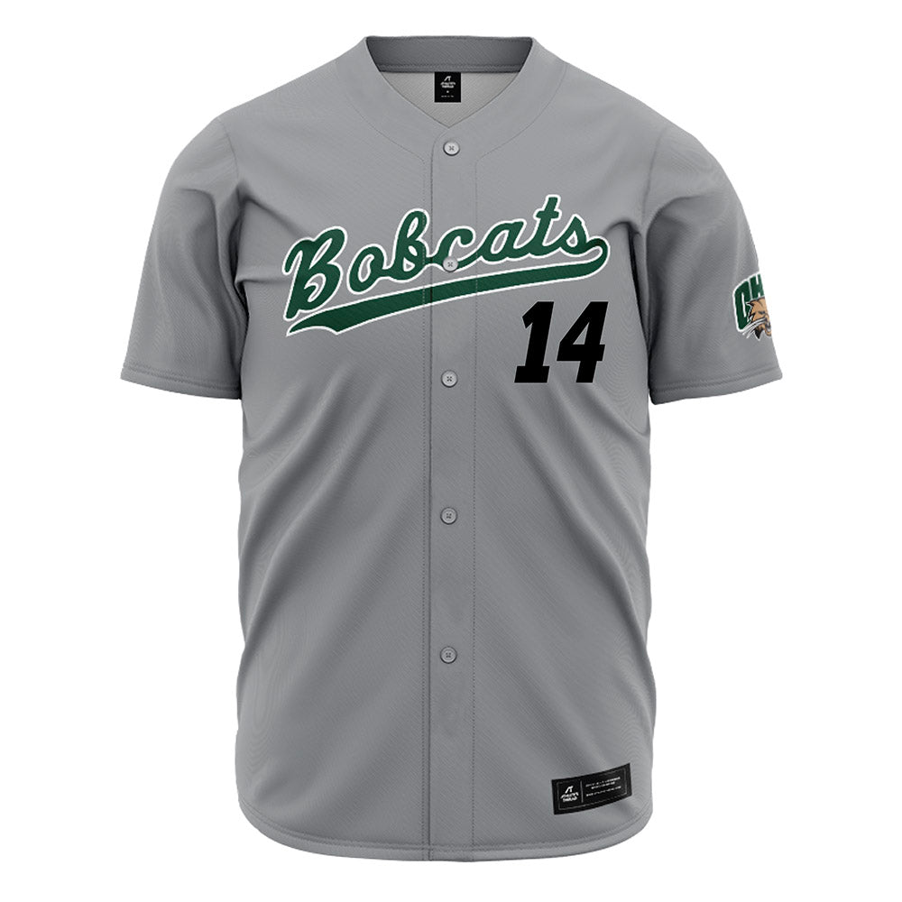 Ohio - NCAA Baseball : Blake Reed - Grey Baseball Jersey