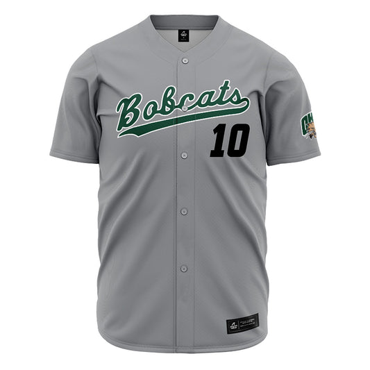 Ohio - NCAA Baseball : Ben Slanker - Grey Jersey-0