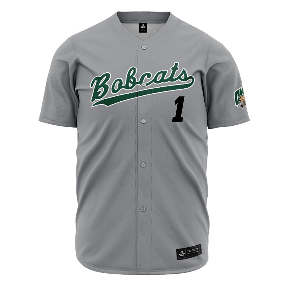 Ohio - NCAA Baseball : Nick Dolan - Grey Baseball Jersey