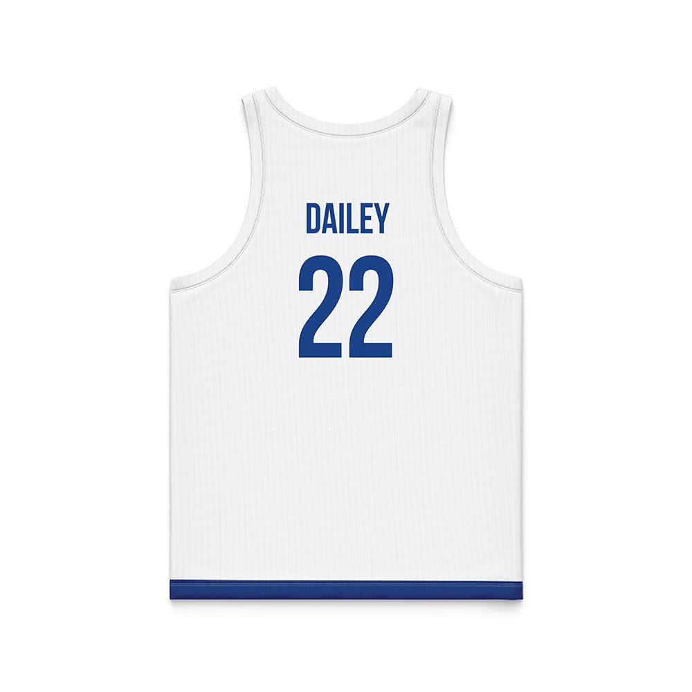 Drake - NCAA Women's Basketball : Brooklin Dailey - White Basketball Jersey