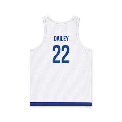 Drake - NCAA Women's Basketball : Brooklin Dailey - White Basketball Jersey