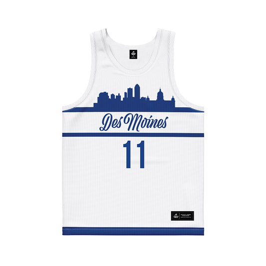 Drake - NCAA Women's Basketball : Peyton McCabe - White Basketball Jersey-0