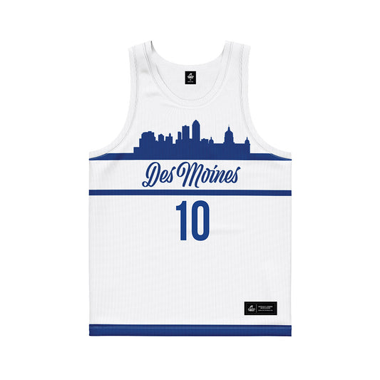 Drake - NCAA Women's Basketball : Katie Dinnebier - White Basketball Jersey