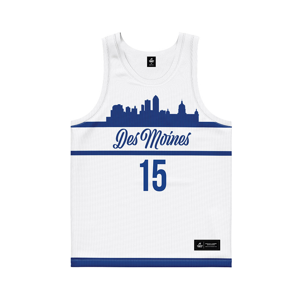 Drake - NCAA Women's Basketball : Maggie Taylor - White Basketball Jersey-0