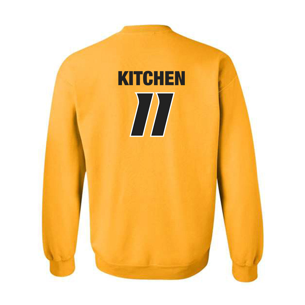 Missouri - NCAA Football : Langden Kitchen - Sports Shersey Crewneck Sweatshirt-1