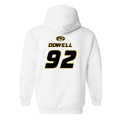 Missouri - NCAA Football : Jason Dowell - Replica Shersey Hooded Sweatshirt-1