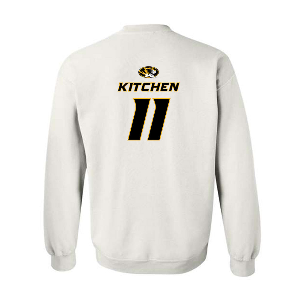 Missouri - NCAA Football : Langden Kitchen - Replica Shersey Crewneck Sweatshirt-1
