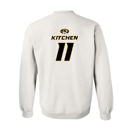 Missouri - NCAA Football : Langden Kitchen - Replica Shersey Crewneck Sweatshirt-1