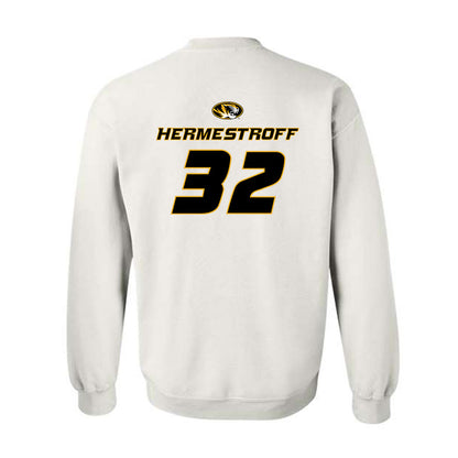 Missouri - NCAA Football : Maddux Hermestroff - Replica Shersey Crewneck Sweatshirt-1