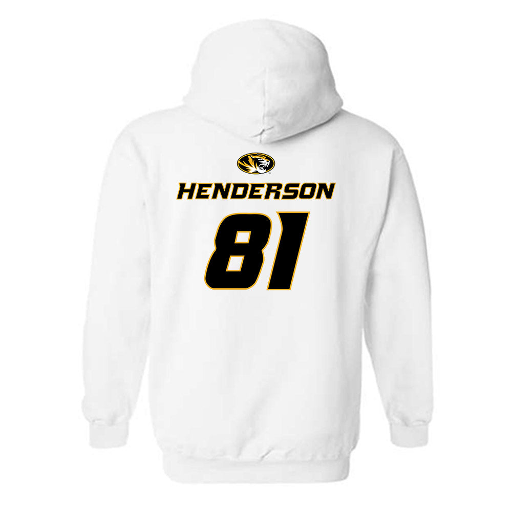 Missouri - NCAA Football : Bralen Henderson - Replica Shersey Hooded Sweatshirt-1
