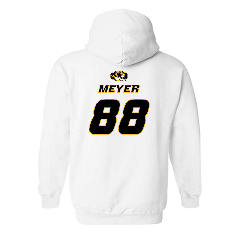 Missouri - NCAA Football : Robert Meyer - Replica Shersey Hooded Sweatshirt-1