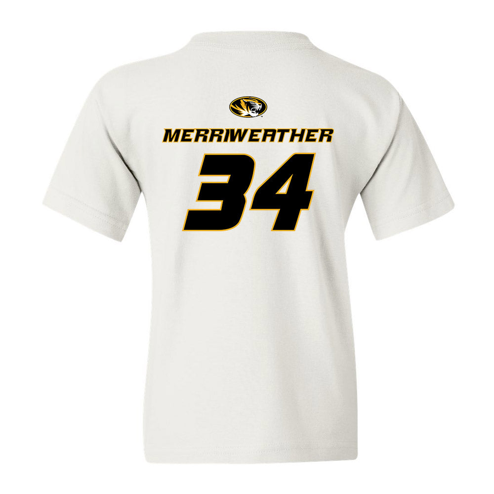 Missouri - NCAA Football : Ricardo Merriweather - Youth T-Shirt