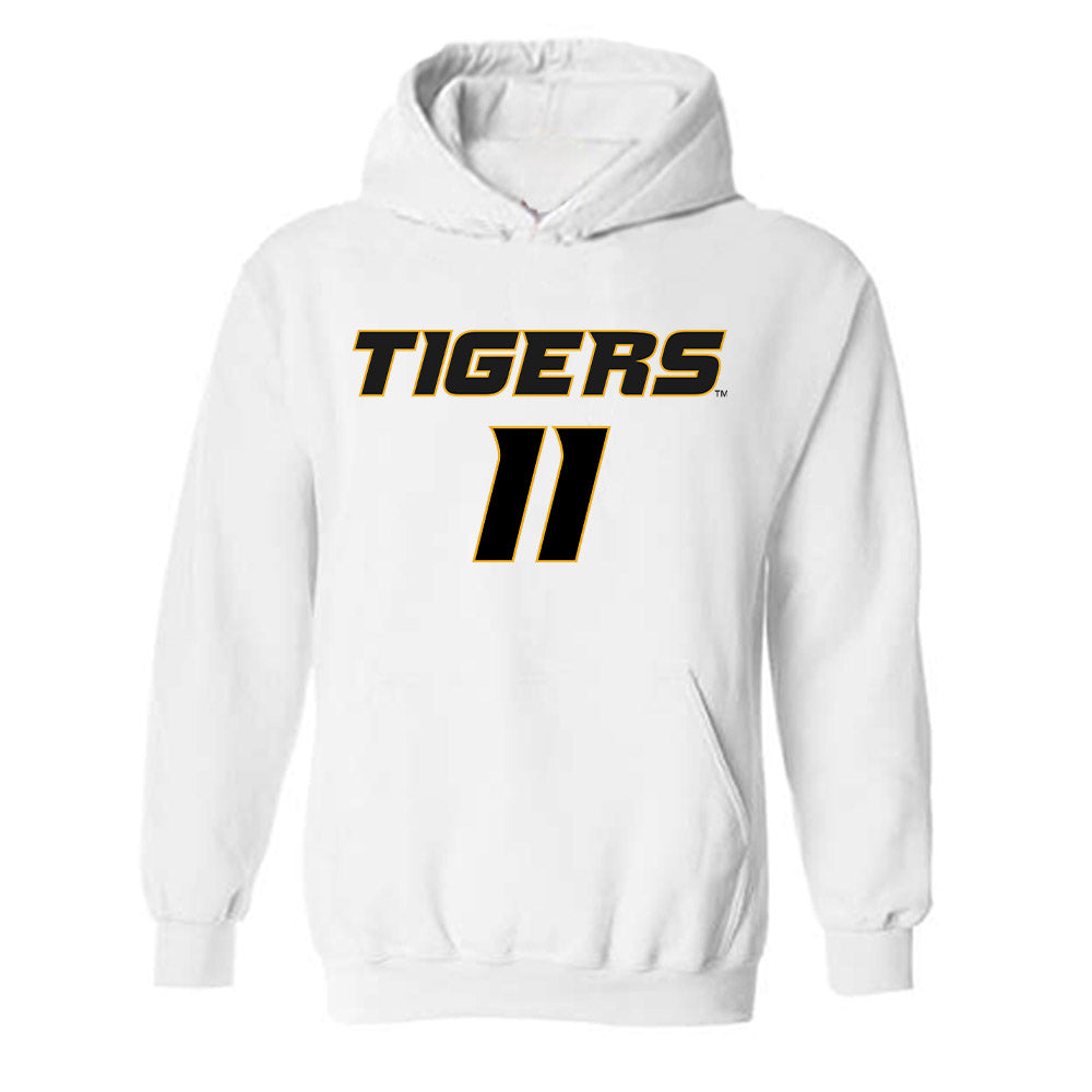 Missouri - NCAA Football : Langden Kitchen - Replica Shersey Hooded Sweatshirt-0