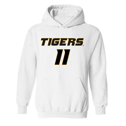 Missouri - NCAA Football : Langden Kitchen - Replica Shersey Hooded Sweatshirt-0