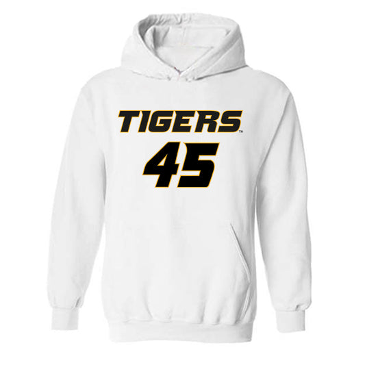 Missouri - NCAA Football : Connor Weselman - Replica Shersey Hooded Sweatshirt-0
