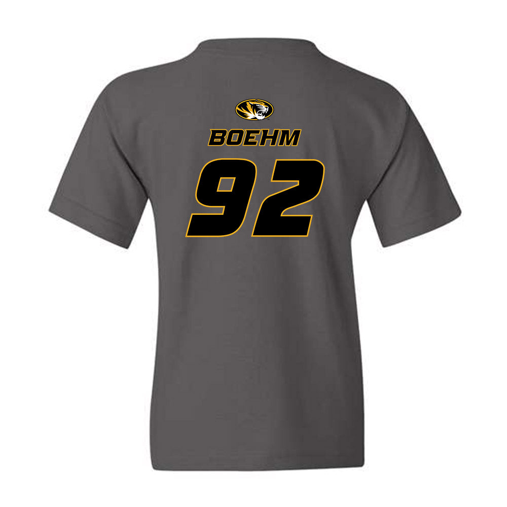 Missouri - NCAA Football : Brody Boehm - Youth T-Shirt