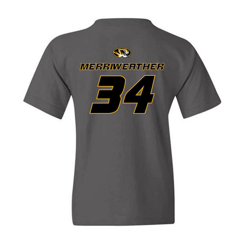 Missouri - NCAA Football : Ricardo Merriweather - Youth T-Shirt