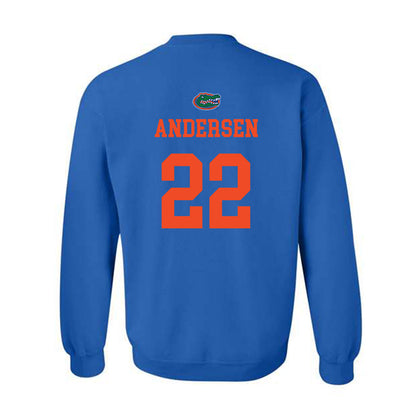 Florida - NCAA Men's Basketball : Bennett Andersen - Generic Shersey Crewneck Sweatshirt