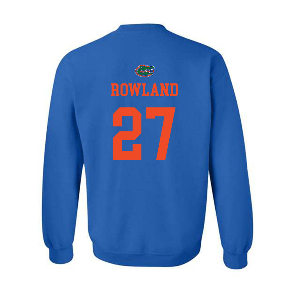 Florida - NCAA Baseball : Blaine Rowland - Generic Shersey Crewneck Sweatshirt