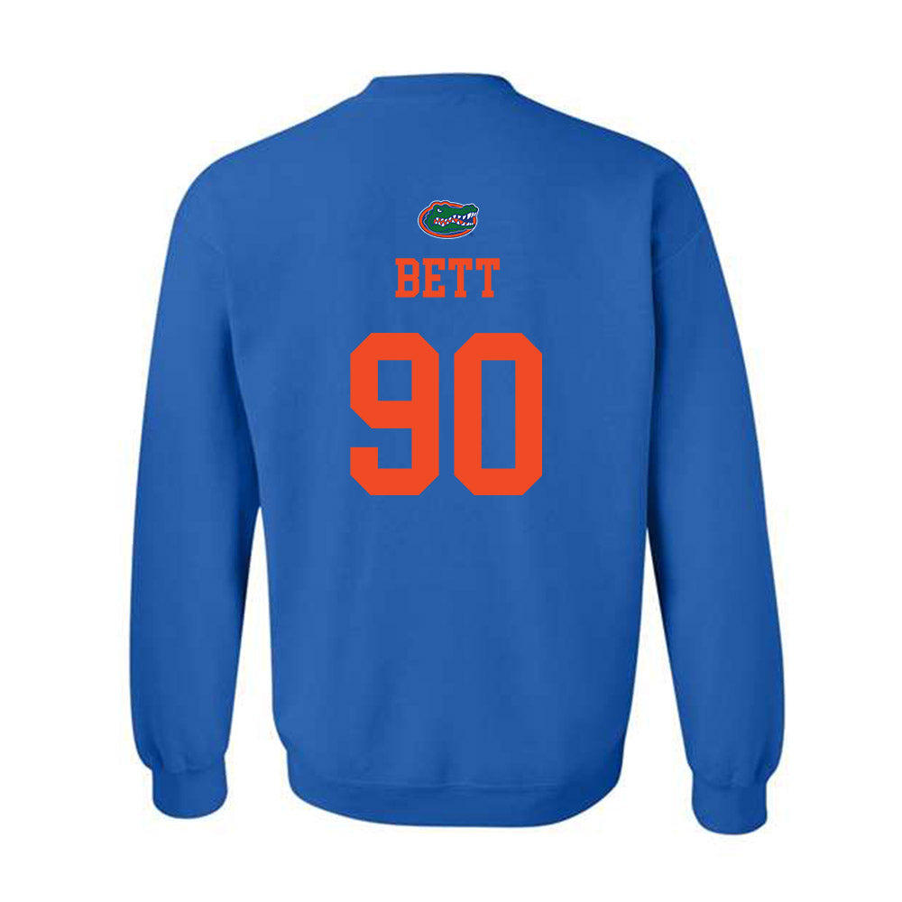 Florida - NCAA Football : Brendan Bett - Generic Shersey Crewneck Sweatshirt-1