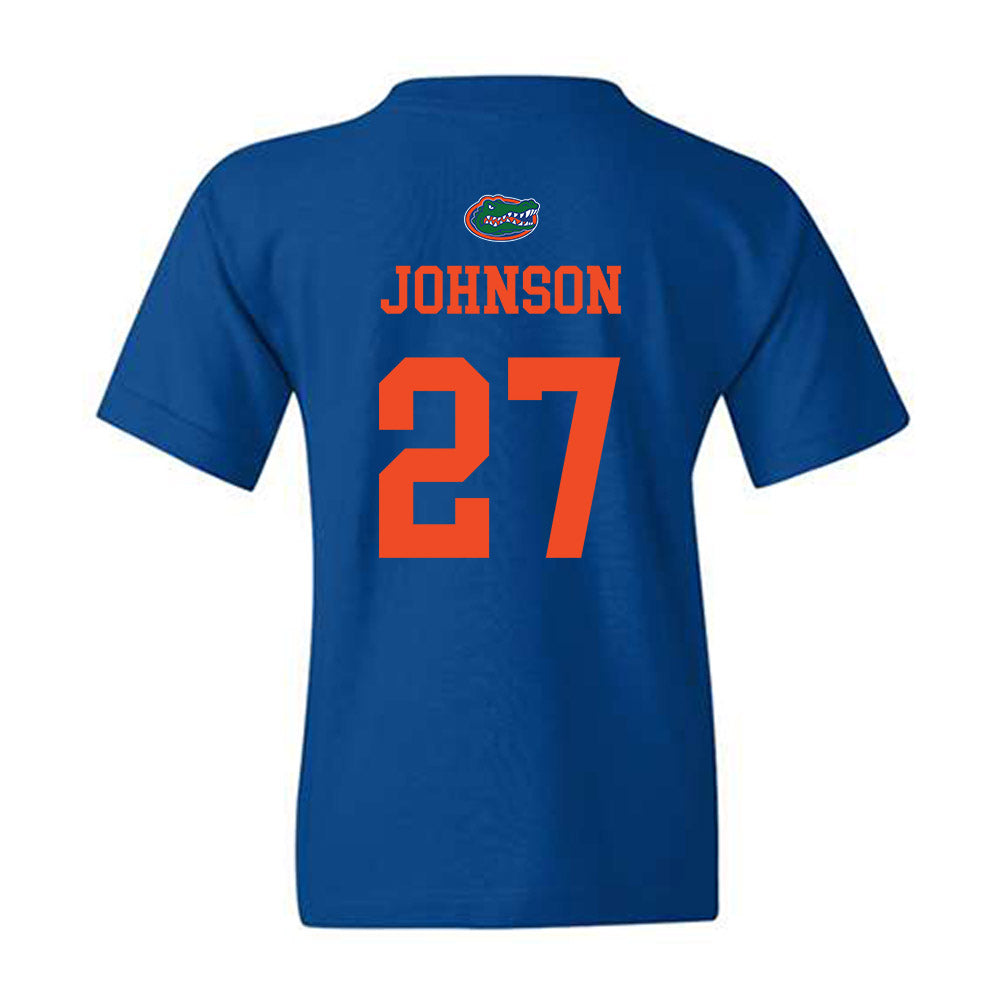 Florida - NCAA Football : Dijon Johnson - Generic Shersey Youth T-Shirt-1