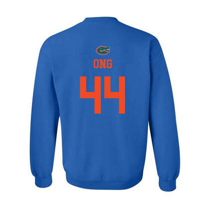 Florida - NCAA Baseball : Felix Ong - Generic Shersey Crewneck Sweatshirt