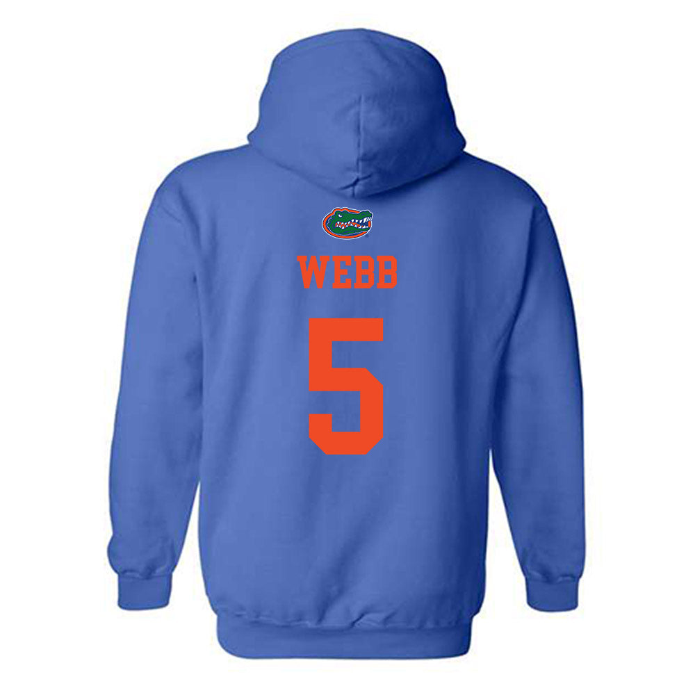 Florida - NCAA Football : Treyaun Webb - Generic Shersey Hooded Sweatshirt-1
