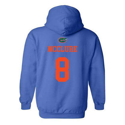 Florida - NCAA Women's Soccer : Charlotte McClure - Generic Shersey Hooded Sweatshirt-1