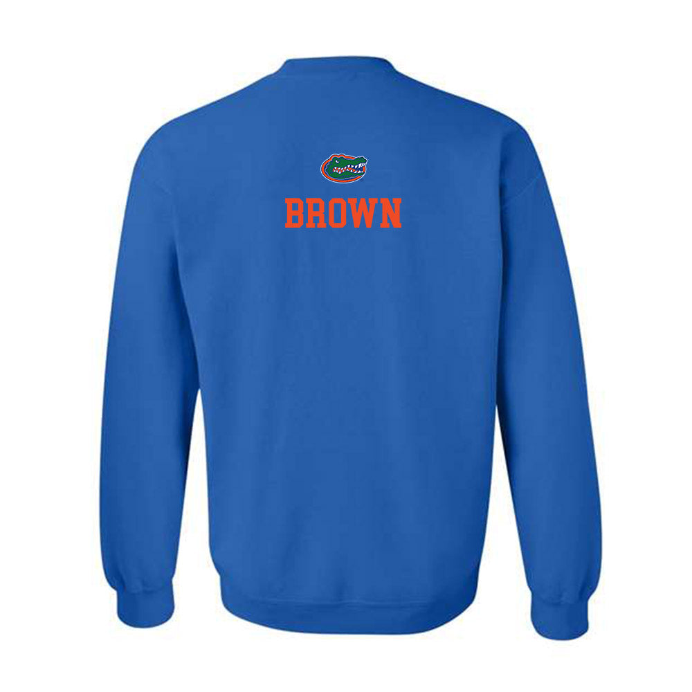 Florida - NCAA Women's Track & Field : Jade Brown - Generic Shersey Crewneck Sweatshirt-1