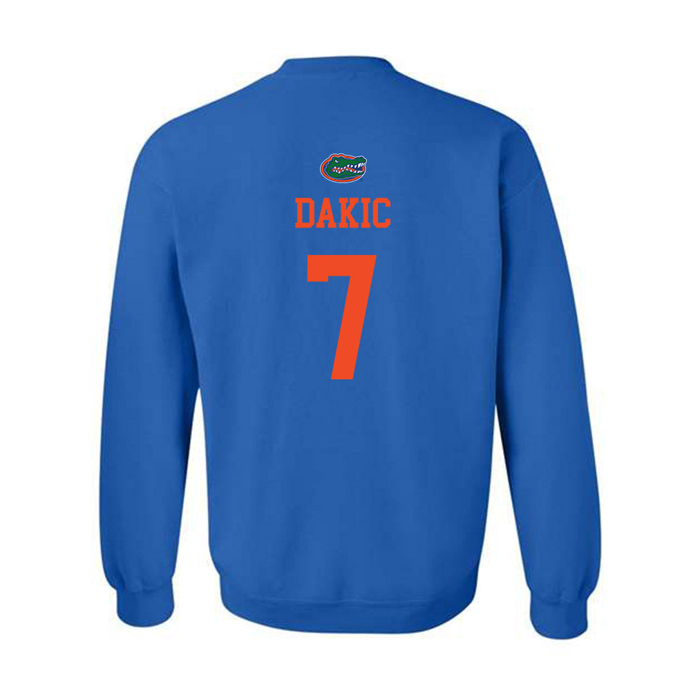 Florida - NCAA Women's Basketball : Emilija Dakic - Generic Shersey Crewneck Sweatshirt-1