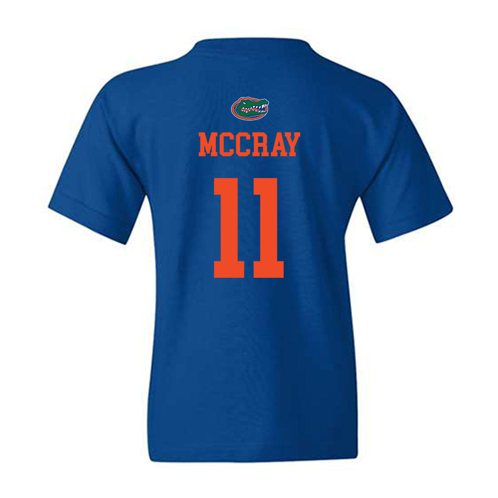 Florida - NCAA Football : LJ McCray - Generic Shersey Youth T-Shirt-1
