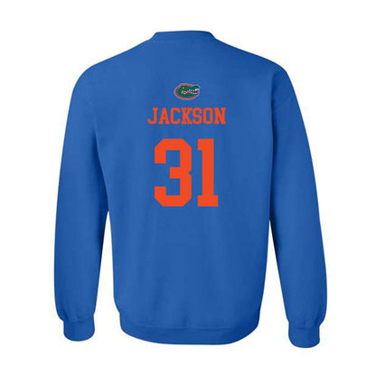 Florida - NCAA Football : Evan Jackson - Generic Shersey Crewneck Sweatshirt-1