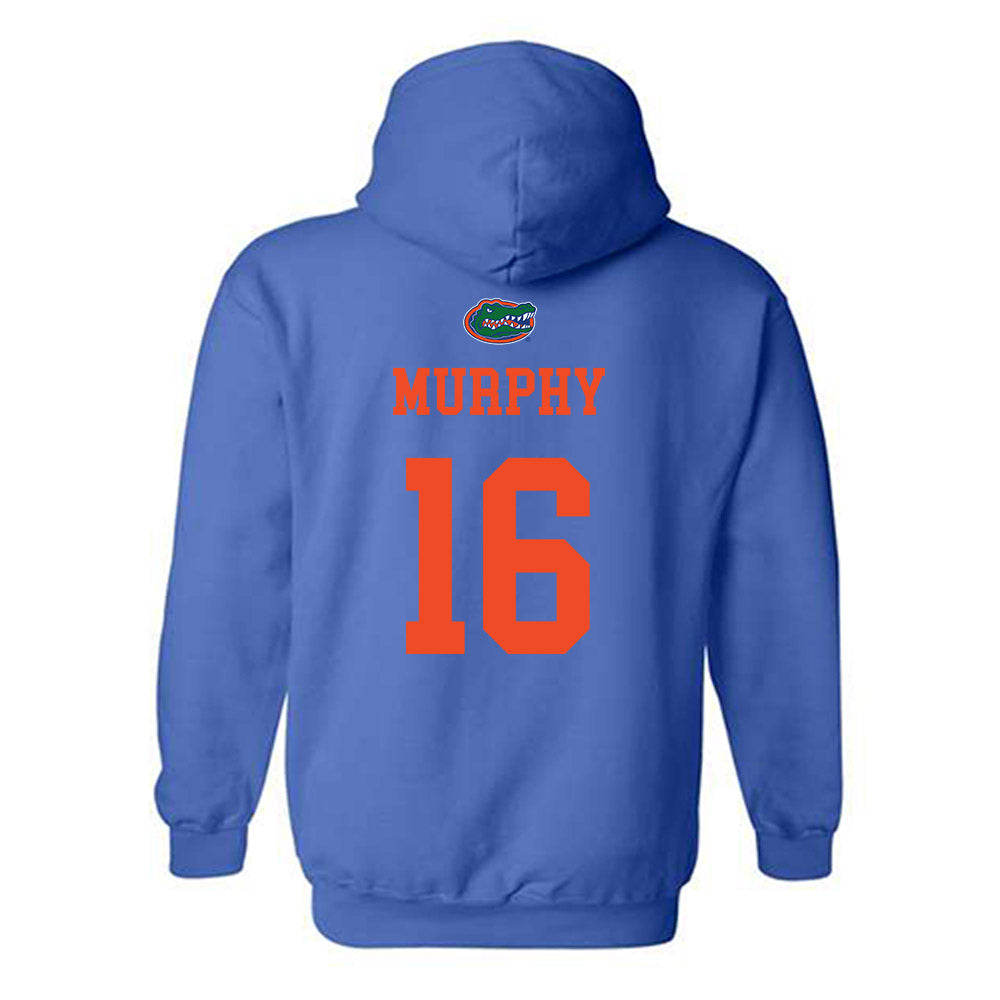 Florida - NCAA Women's Soccer : Brinley Murphy - Generic Shersey Hooded Sweatshirt-1