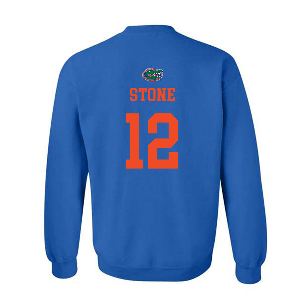 Florida - NCAA Women's Lacrosse : Alexa Stone - Generic Shersey Crewneck Sweatshirt-1