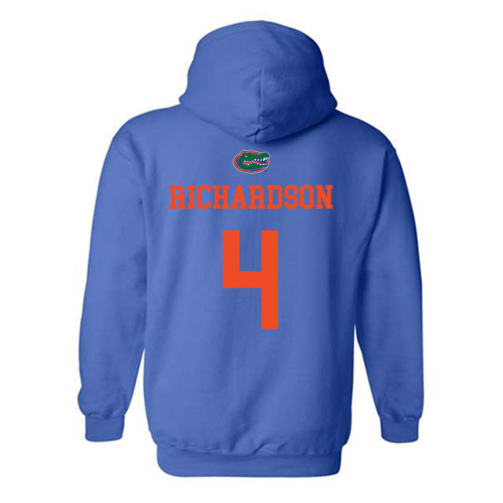 Florida - NCAA Women's Lacrosse : Kennedy Richardson - Generic Shersey Hooded Sweatshirt-1