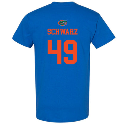 Florida - NCAA Baseball : Colton Schwarz - Generic Shersey T-Shirt-1