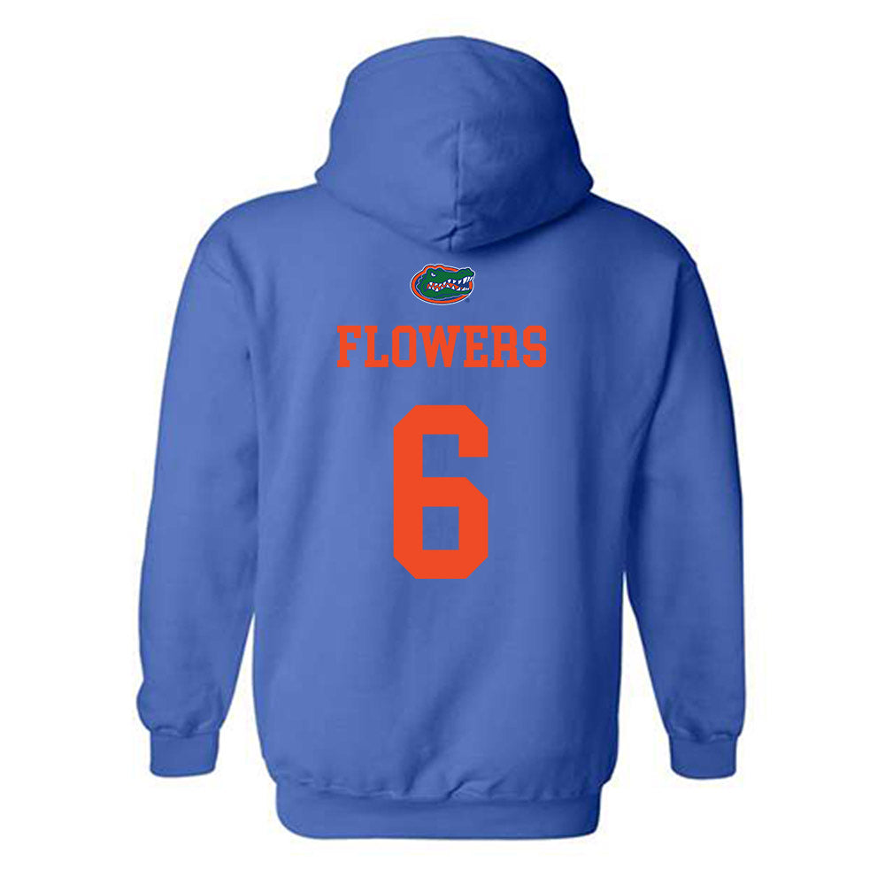 Florida - NCAA Football : Jvari Flowers - Generic Shersey Hooded Sweatshirt-1