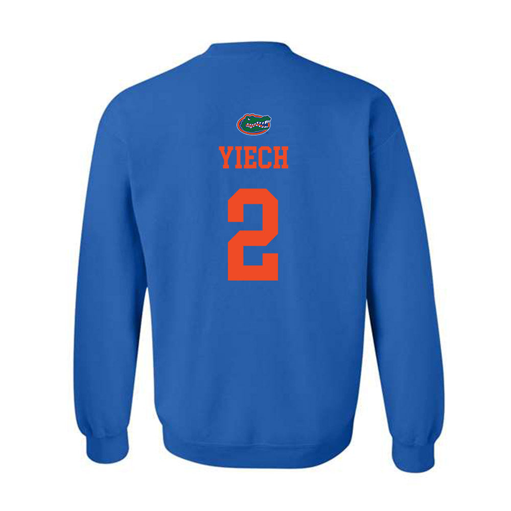 Florida - NCAA Women's Basketball : Nyadieng Yiech - Generic Shersey Crewneck Sweatshirt-1