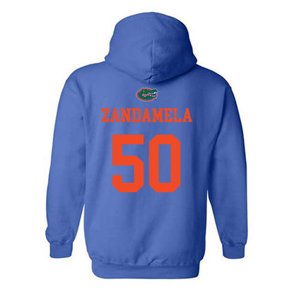 Florida - NCAA Football : Jason Zandamela - Generic Shersey Hooded Sweatshirt-1